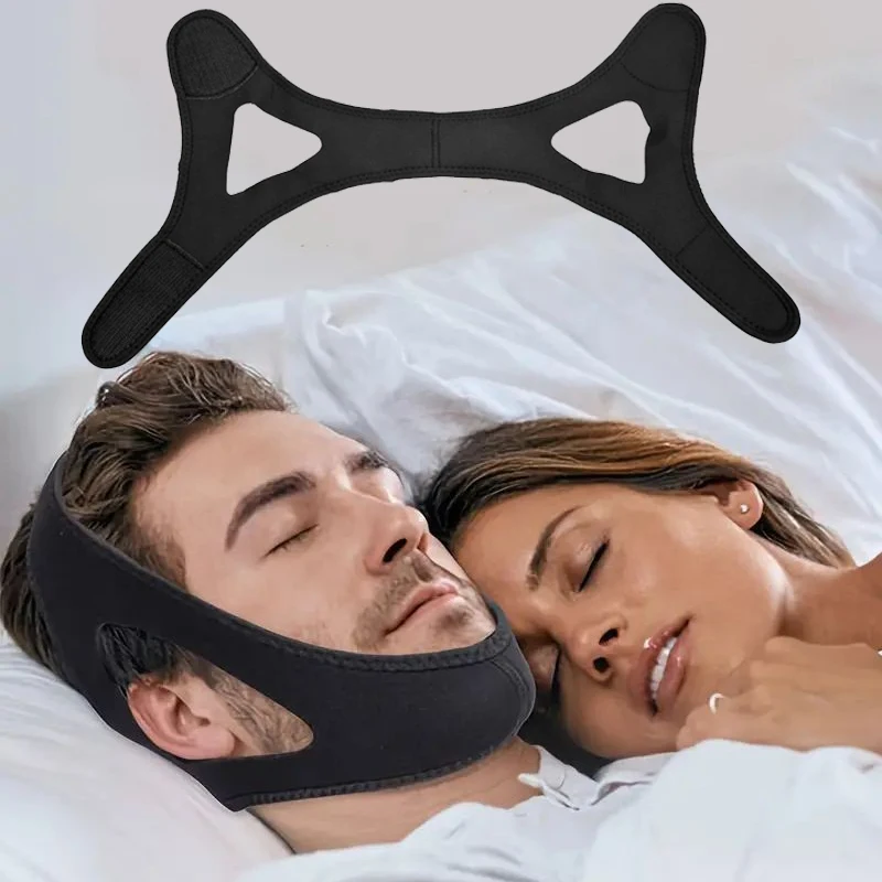 Anti Snore Chin Strap Adjustable - Anti-snoring Band Open Mouth Breathing Corrective