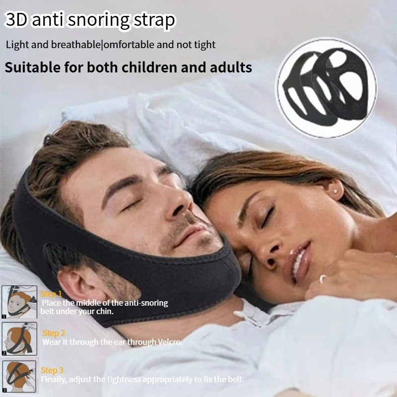 Anti Snore Chin Strap Adjustable - Convenient Health Adjustable Anti Snoring Mouth