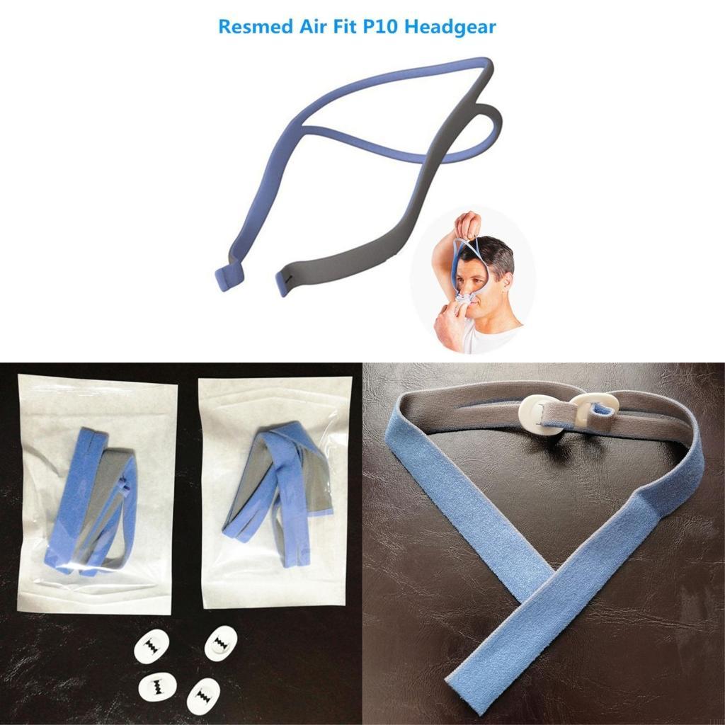 Cpap Nasal Pillow Mask Headgear - J1HF Adjustment Clips and Headband Fit