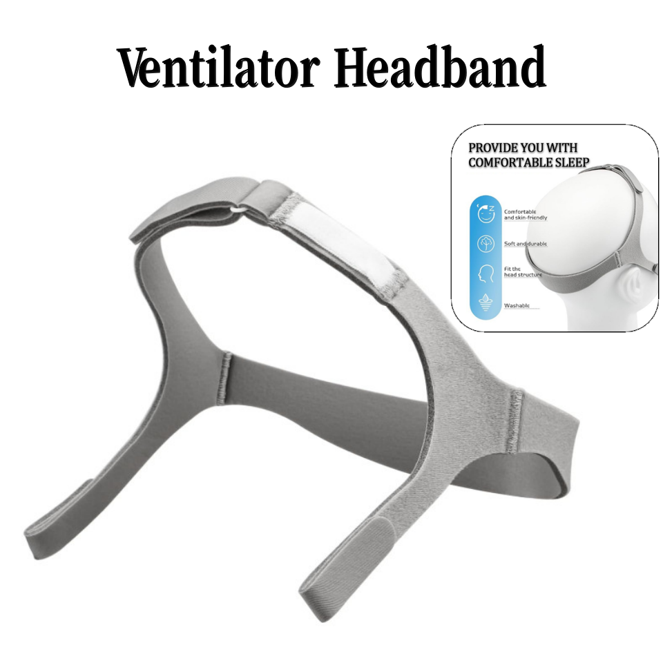 Cpap Nasal Pillow Mask Headgear - Ventilator Headband Replacement Nuance Headgear Respironics