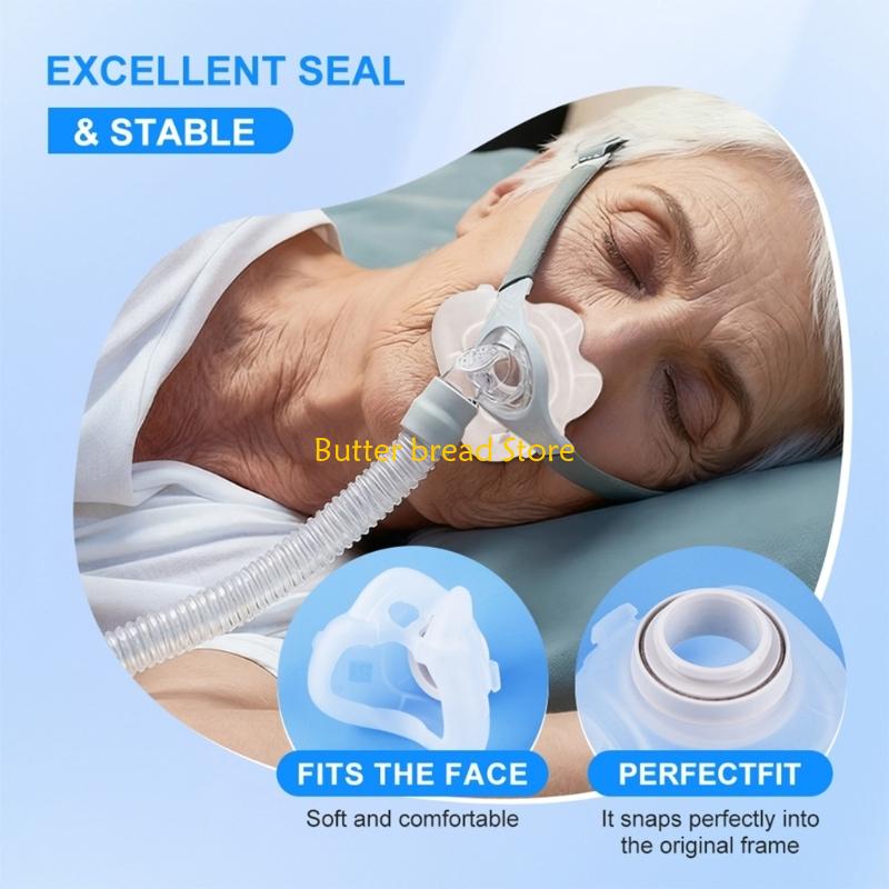 Cpap Full Face Mask Silicone Cushion - W89C Soft Silicone Full Face CPAP