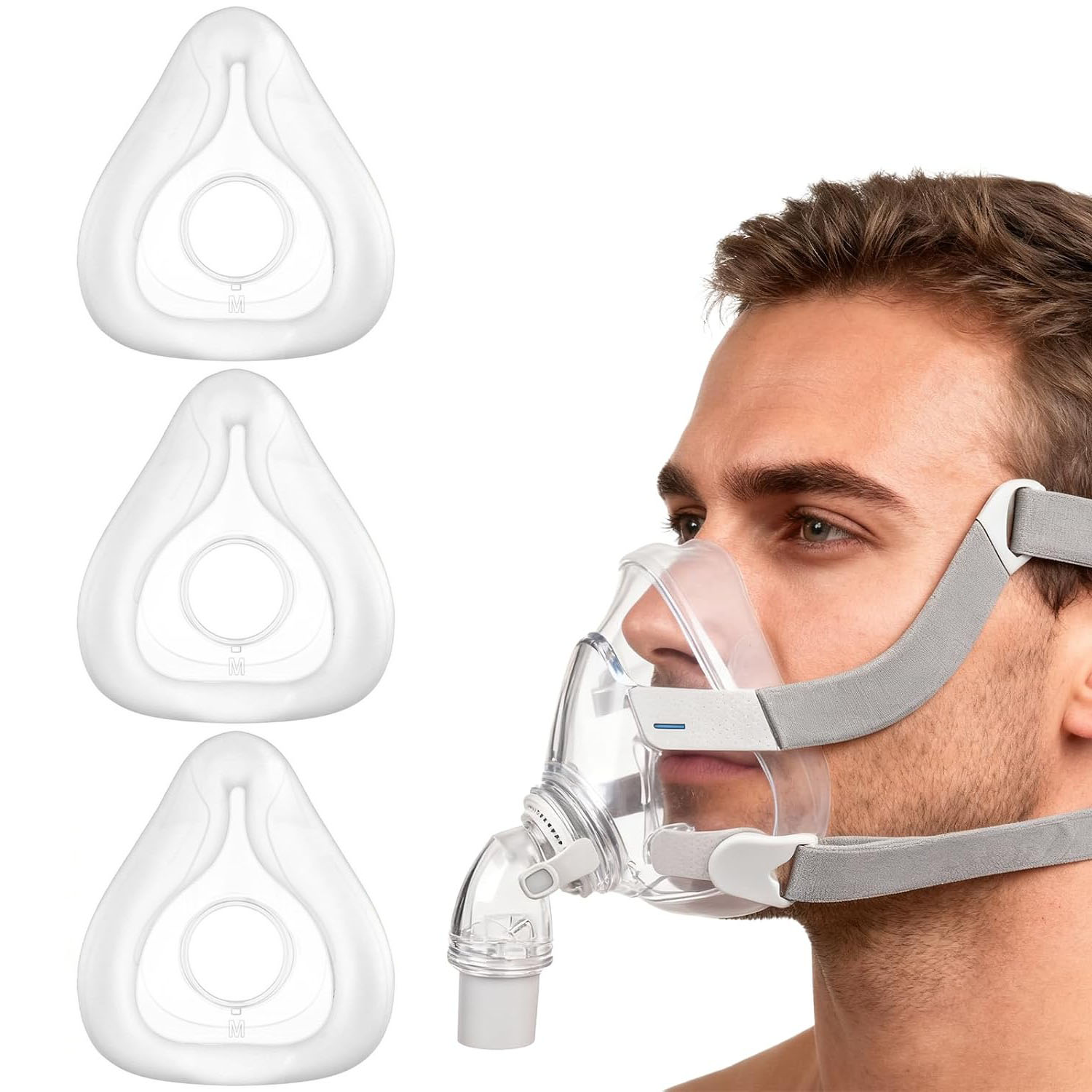 Cpap Full Face Mask Silicone Cushion - For AirTouch F20 Full Face CPAP