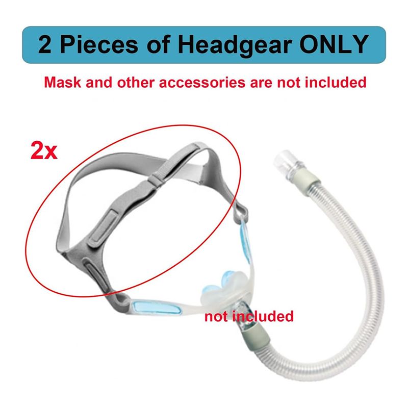 ABIT 2-Pack Headgear For Nuanc - Cpap Mask Headgear Strap Clips ulasan dan harga