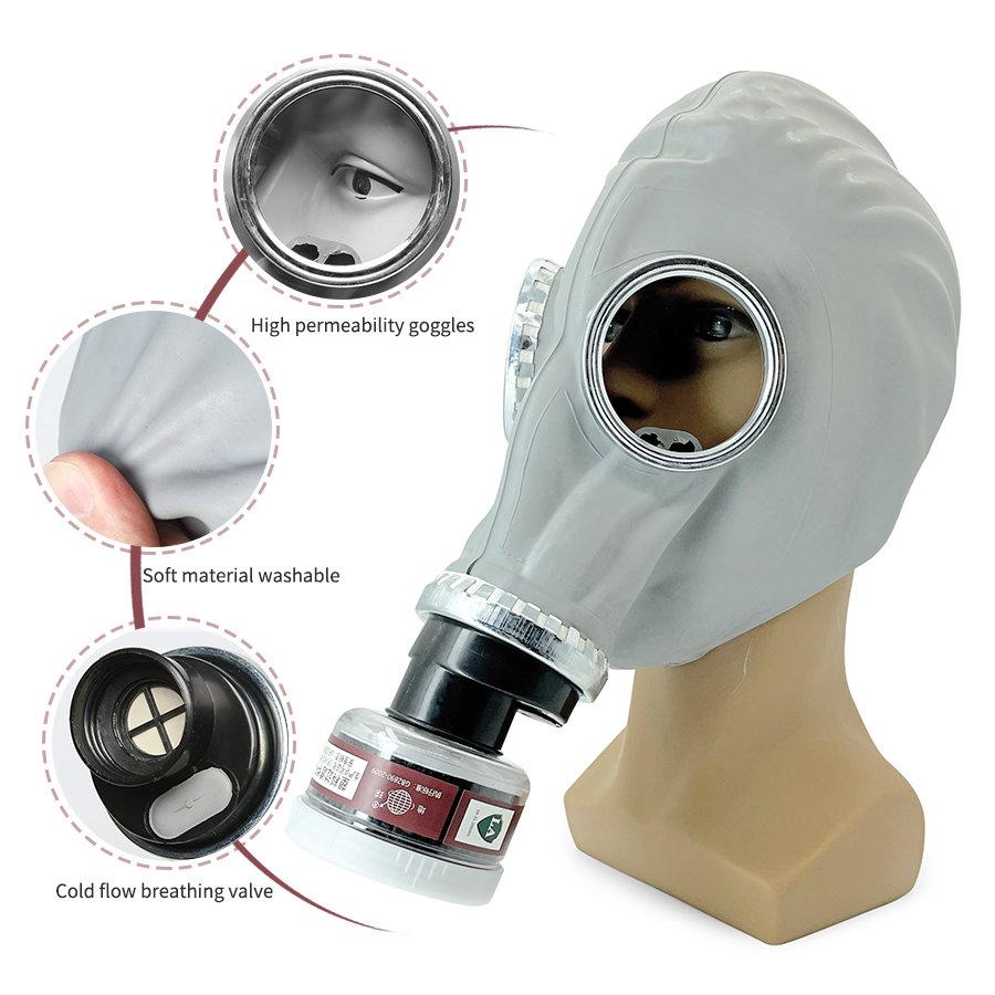 Chemical Resin Mask Industrial - Cpap Full Face Mask Silicone Cushion ulasan dan harga