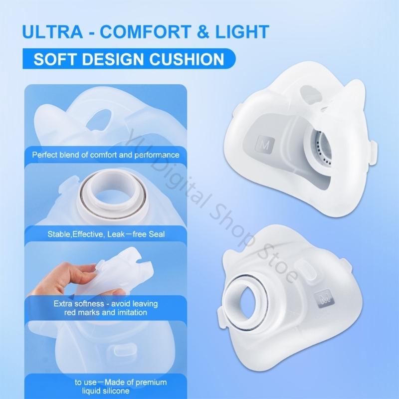 96BA Soft Silicone Replacement - Cpap Full Face Mask Silicone Cushion ulasan dan harga