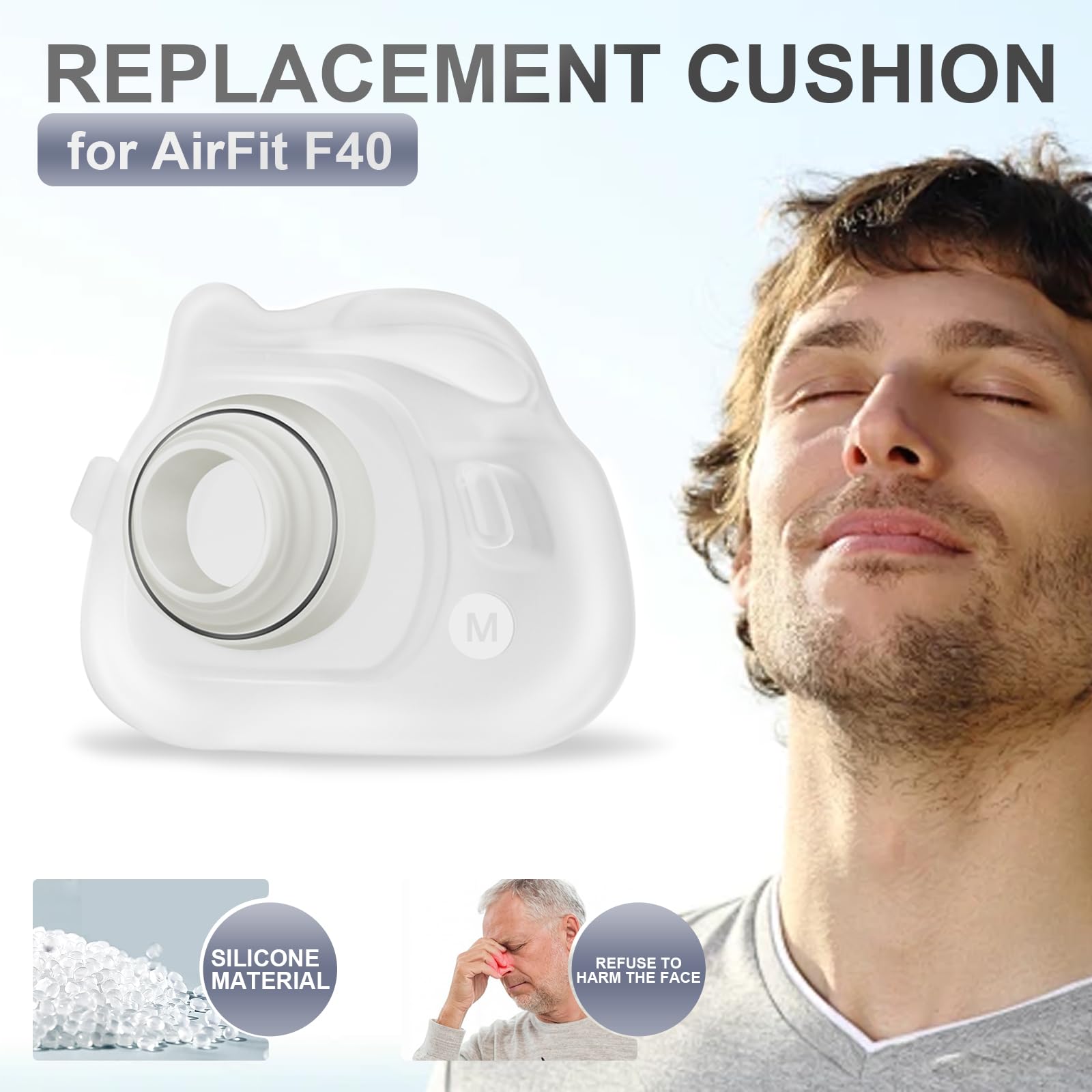 CPAP Full Face Mask Cushion Re - Cpap Full Face Mask Silicone Cushion ulasan dan harga