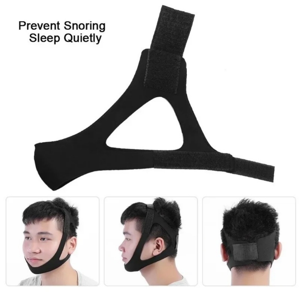 Breathable Adjustable Anti Sno - Anti Snore Chin Strap Adjustable ulasan dan harga