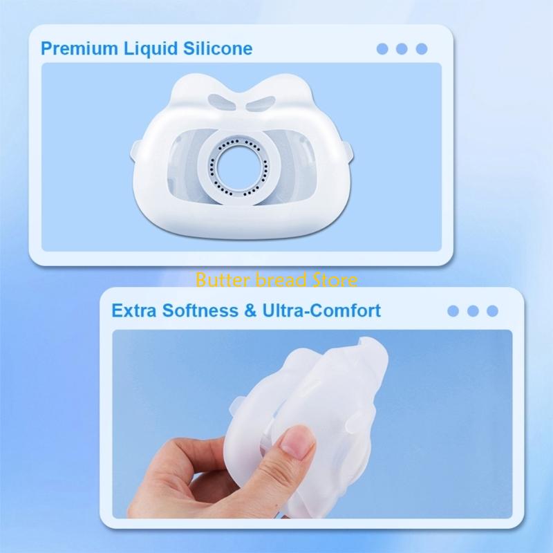 W89C Soft Silicone Full Face C - Cpap Full Face Mask Silicone Cushion ulasan dan harga