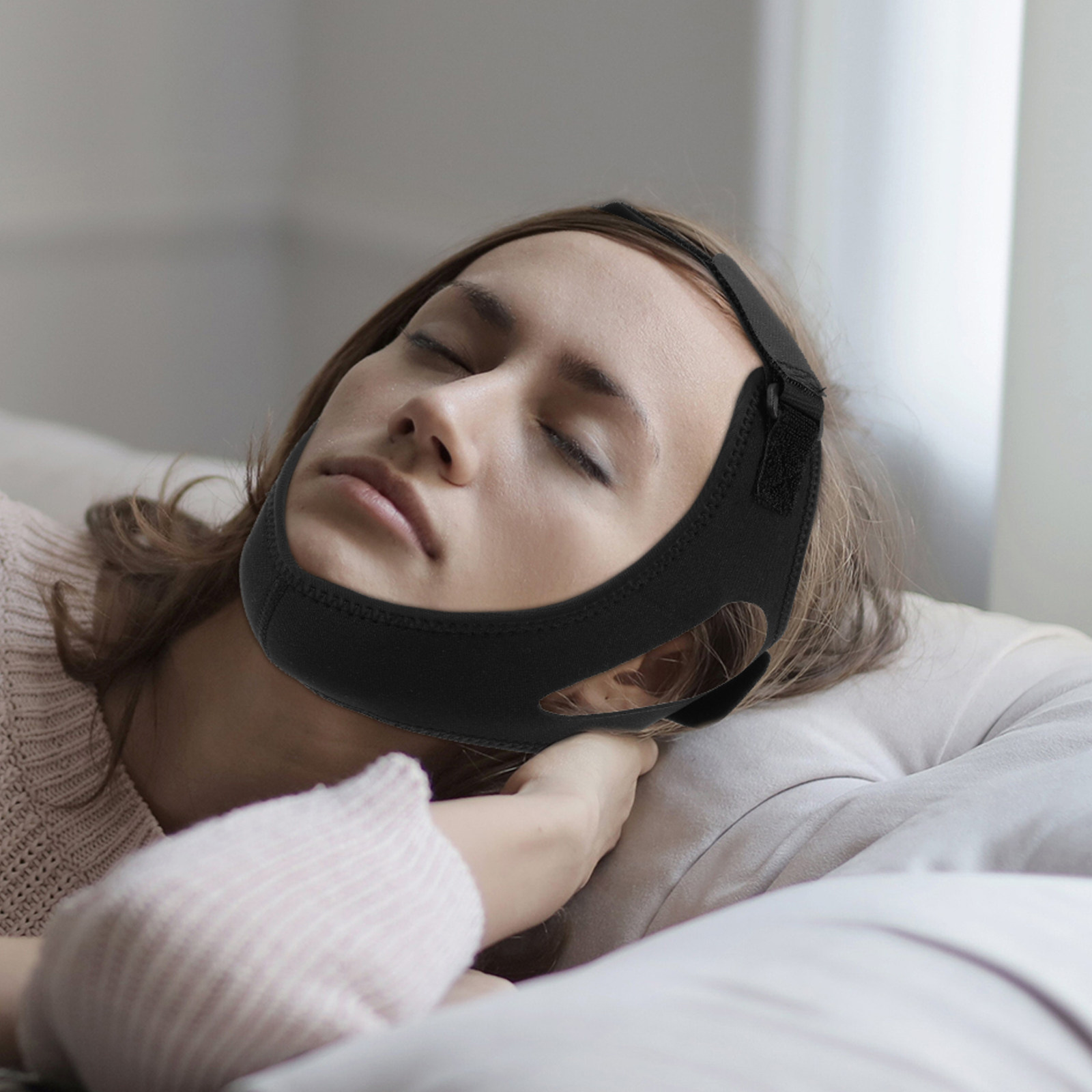 Premium Chin Strap for Adults  - Anti Snore Chin Strap Adjustable ulasan dan harga